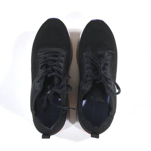 Vionic Endure Lace Up Sneakers Womens Size 11 Black Knit - Picture 4 of 9
